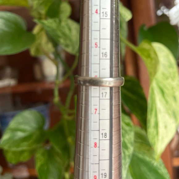 LABRADORITE sterling silver ring Sz 6 - Picture 3 of 5